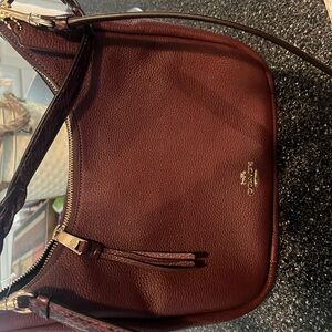Coach NWT IM/Wine Multi snake trim jules hobo
